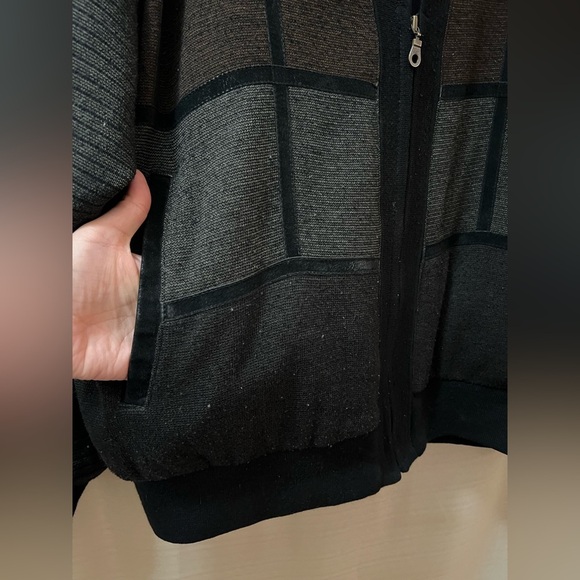 Modango Men’s Suede Jacket Cardigan Wool Blend Size Large Vintage - Picture 5 of 9